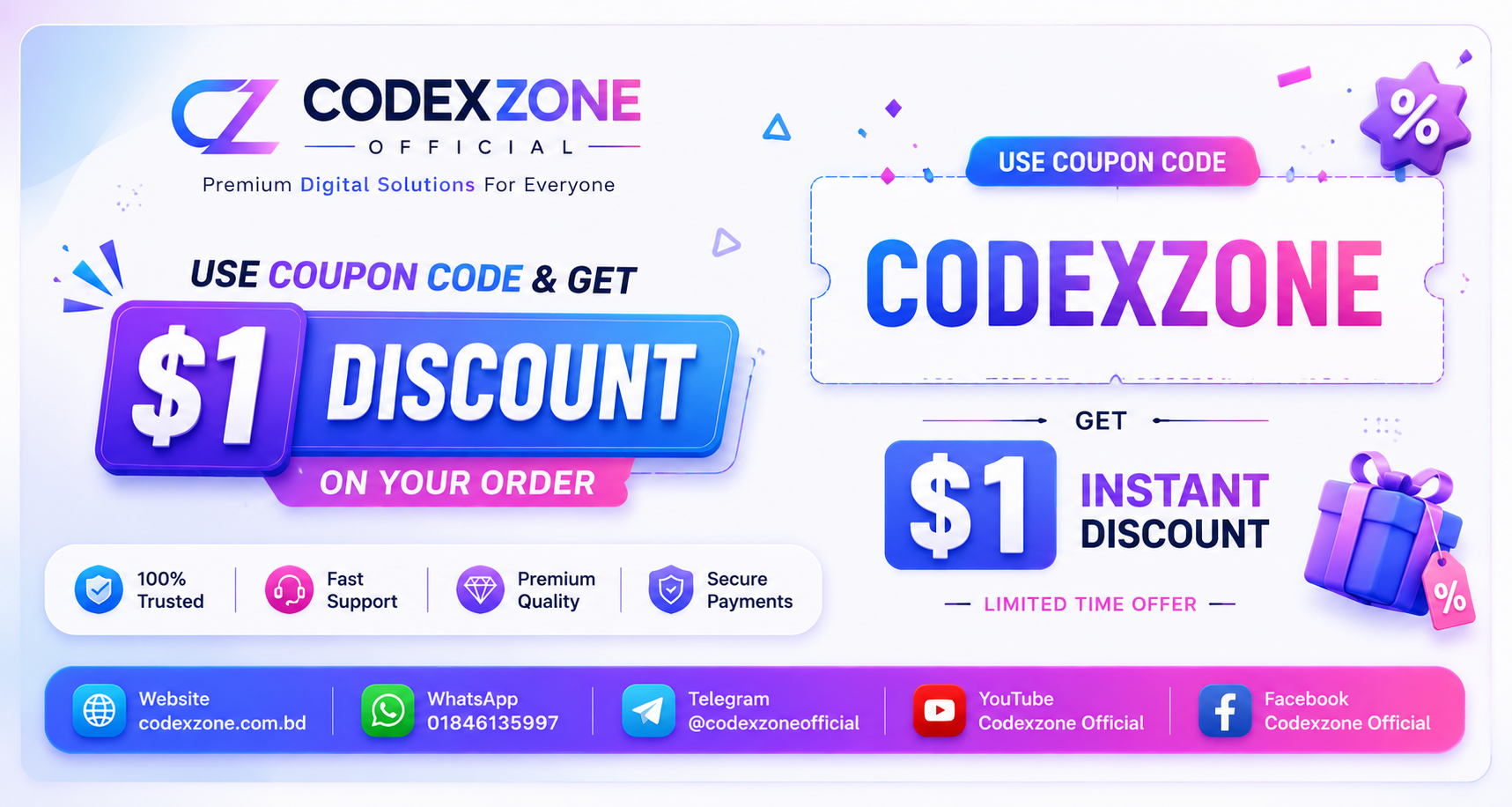 CodexZone promotional banner 2